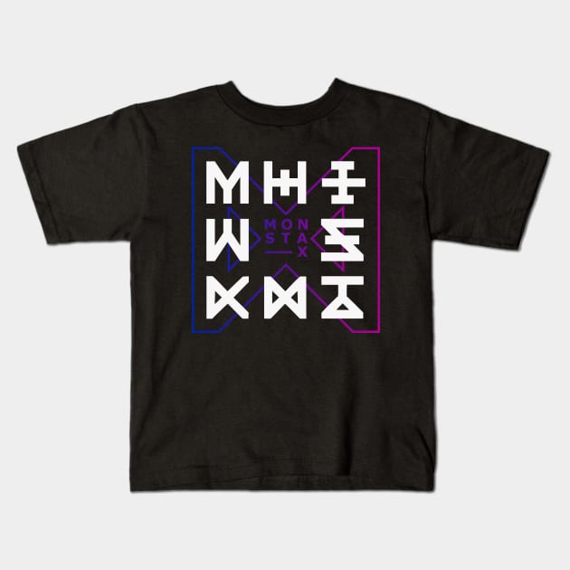 Monsta X - Show Con Kids T-Shirt by simplysweetdesigns